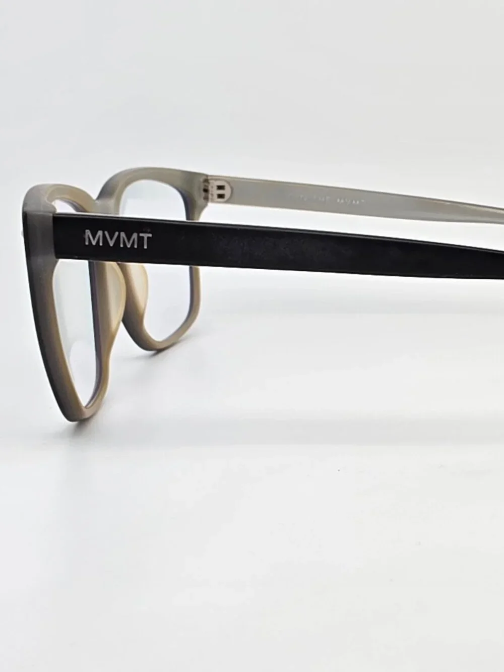 MVMT Ritual AAAM-Blue Matte Black on Matte Silver Blue Light Filtering Glasses
